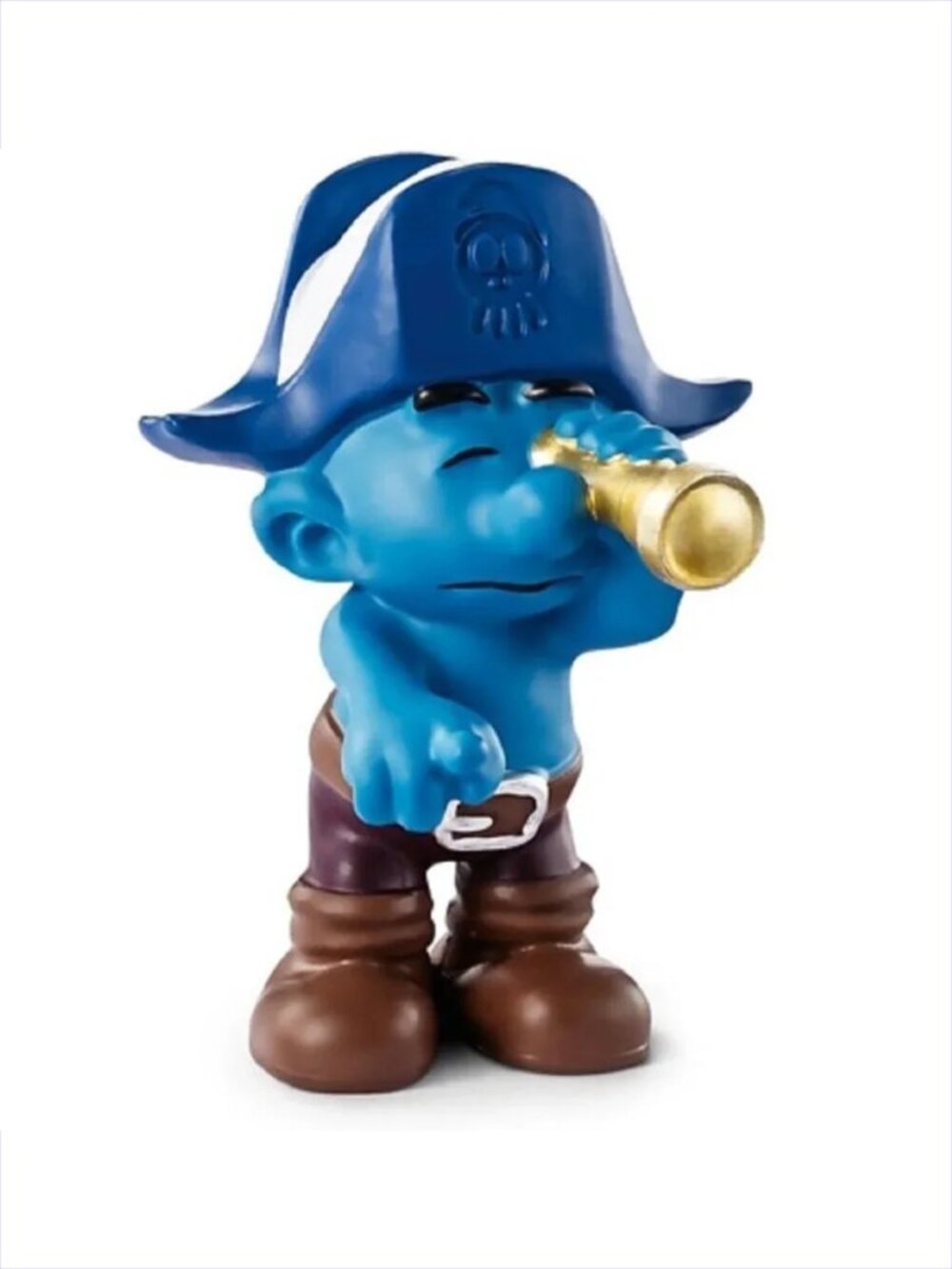 Vintage Authentic Schleich Pirate Smurf Lookout  (Made in Germany) New/w Tag